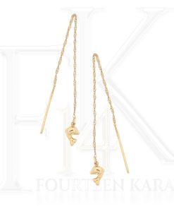 Aretes de Oro Joyeria Fina Joyas FourteenKarat 14 Kilates