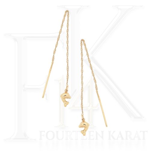 Aretes de Oro Joyeria Fina Joyas FourteenKarat 14 Kilates
