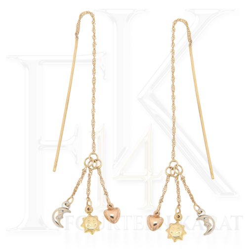 Aretes de Oro Joyeria Fina Joyas FourteenKarat 14 Kilates